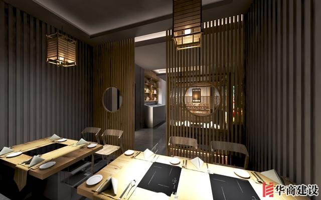 廣州170平日料店裝修，設(shè)計(jì)后實(shí)用餐位達(dá)到56位