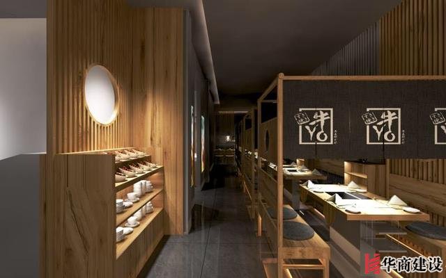 廣州170平日料店裝修，設(shè)計(jì)后實(shí)用餐位達(dá)到56位